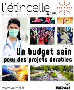 L'&eacute;tincelle - pour des projets durables Un budget sainDOSSIER - Vaur&eacute;al