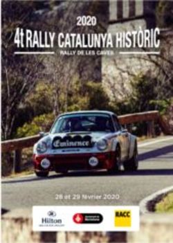 PROGRAMME - RACC Motorsport