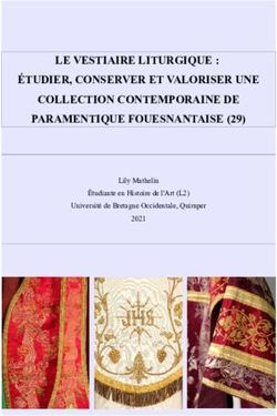 LE VESTIAIRE LITURGIQUE : &Eacute;TUDIER, CONSERVER ET VALORISER UNE COLLECTION CONTEMPORAINE DE PARAMENTIQUE FOUESNANTAISE (29) - Lily Mathelin ...