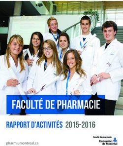 Faculté de pharmacie Rapport d'activités 2015-2016 - pharm.umontreal.ca - Université de Montréal