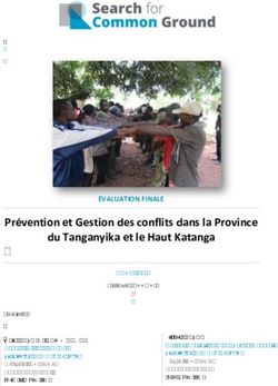 Prévention et Gestion des conflits dans la Province du Tanganyika et le Haut Katanga - ReliefWeb