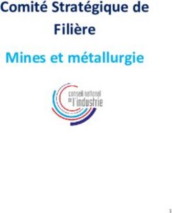 Comité Stratégique de Filière Mines et métallurgie - Conseil national de l'industrie