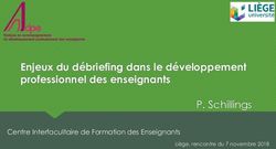 Enjeux du débriefing dans le développement professionnel des enseignants - P. Schillings