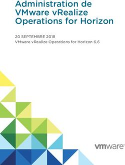 Administration de VMware vRealize Operations for Horizon - 20 SEPTEMBRE 2018 VMware vRealize Operations for Horizon 6.6 - VMware Docs