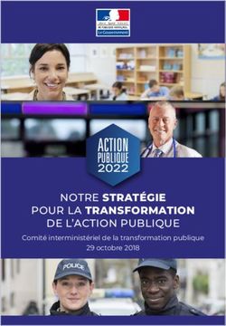 NOTRE STRATÉGIE POUR LA TRANSFORMATION DE L'ACTION PUBLIQUE - Comité interministériel de la transformation publique