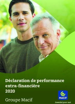 Déclaration de performance extra-financière 2020 Groupe Macif