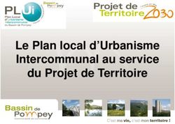 Le Plan Local D'Urbanisme Intercommunal Au Service Du Projet De ...