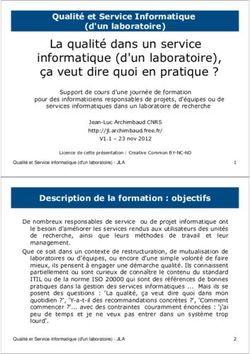 La qualité dans un service informatique (d'un laboratoire), ça veut dire quoi en pratique ? - Jean-Luc Archimbaud
