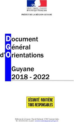 Od' ocument énéral rientations Guyane 2018 2022 - Préfecture de la Guyane