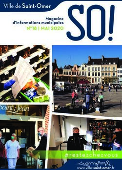 N 18 | MAI 2020 Magazine d'informations municipales - Ville de Saint-Omer
