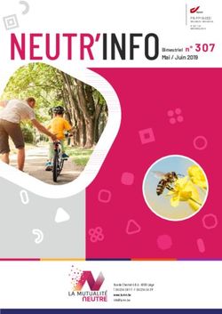 NEUTR'INFO n 307 Mai / Juin 2019 - Bimestriel - Mutualité neutre