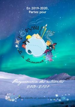 Programme des activités 2019-2020 - En 2019-2020, Partez pour - L'Odyssée de la Découverte