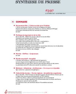 SYNTHESE DE PRESSE #397 - L'Union sociale pour l'habitat