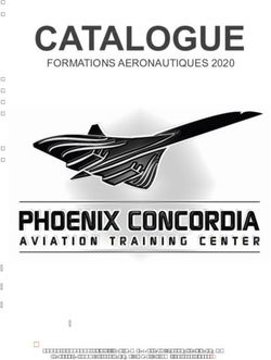 CATALOGUE FORMATIONS AERONAUTIQUES 2020 - PHOENIX CONCORDIA S.A.S - Aviation Training center - "Le Château d'Oxelaëre"