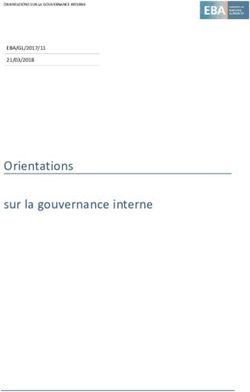 Orientations sur la gouvernance interne - EBA/GL/2017/11 21/03/2018 - Europa EU