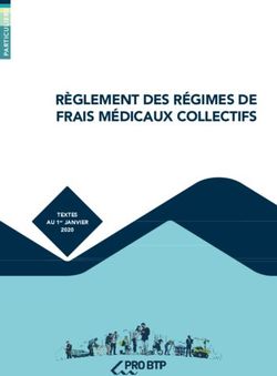 RÈGLEMENT DES RÉGIMES DE FRAIS MÉDICAUX COLLECTIFS - TEXTES 2020 AU 1er JANVIER - Groupe ...