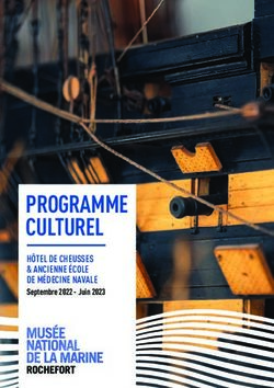 PROGRAMME CULTUREL H&Ocirc;TEL DE CHEUSSES & ANCIENNE &Eacute;COLE DE M&Eacute;DECINE NAVALE - Septembre 2022 - Juin 2023 - Mus&eacute;e national de la Marine