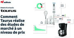 Comment Taurus r&eacute;alise des &eacute;tudes de march&eacute; &agrave; un niveau de prix - Histoire D'un Succ&egrave;s - Netrivals