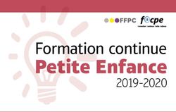 Petite Enfance Formation continue - HES-SO Genève