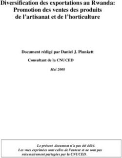 Diversification des exportations au Rwanda: Promotion des ventes des produits de l'artisanat et de l'horticulture - UNCTAD