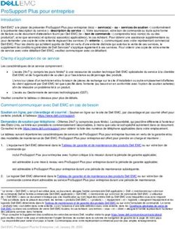 ProSupport Plus pour entreprise - Introduction - Dell