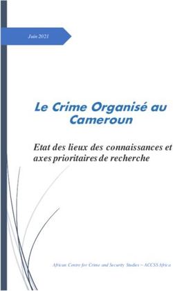 Le Crime Organis&eacute; au Cameroun - Etat des lieux des connaissances et axes prioritaires de recherche - ACCSS