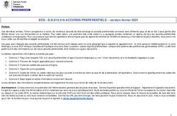 EOS - D.D.015.316 ACCORDS PREFERENTIELS - version février 2021 - DD015.316 ACCORDS PREFERENTIELS - version février ...