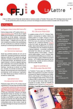 La Lettre - Fondation France-Japon de l'EHESS