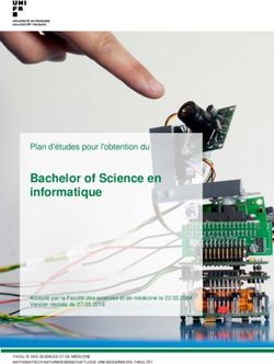 Bachelor of Science en informatique - Plan d'études pour l'obtention du - Université de Fribourg
