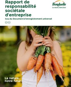 Rapport de responsabilité sociétale d'entreprise - La nature, notre futur - Issu du Document d'enregistrement universel