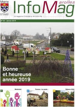 Mairie InfoMagarolles - Bonne et heureuse année 2019 p.5 - Marolles-en-Hurepoix
