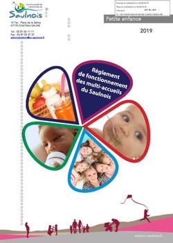 Petite enfance 2019 - Communauté de Communes du Saulnois