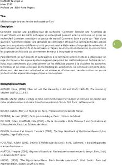 HAR8040 Descripteur Hiver 2020 Professeure : Edith-Anne Pageot