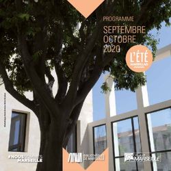 SEPTEMBRE OCTOBRE 2020 - PROGRAMME - Ville ...