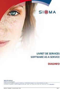 LIVRET DE SERVICES SOFTWARE AS A SERVICE DIAGINFO - Sigma