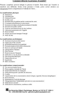 Comment détecter la présence d'anxiété? - Feep