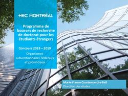 Programme de bourses de recherche de doctorat pour les étudiants étrangers - Concours 2018 2019