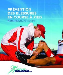 PRÉVENTION DES BLESSURES EN COURSE À PIED - Par Blaise Dubois, B.Sc., Pht, RCAMT, SPD