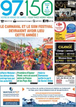 LE CARNAVAL ET LE SXM FESTIVAL DEVRAIENT AVOIR LIEU CETTE ANN&Eacute;E !