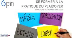 SE FORMER A LA PRATIQUE DU PLAIDOYER - BROCHURE DES FORMATIONS 2022