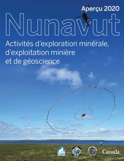 Nunavut Activités d'exploration minérale, d'exploitation minière et de géoscience