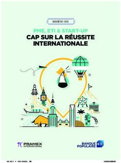 CAP SUR LA RÉUSSITE INTERNATIONALE - PME, ETI & START-UP - Banque Populaire