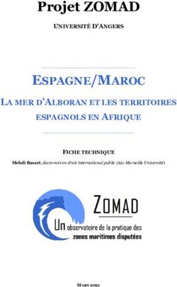 Projet ZOMAD ESPAGNE/ MAROC - LA MER D'ALBORAN ET LES TERRITOIRES ESPAGNOLS EN AFRIQUE