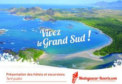 Vivez le Pr&eacute;sentation des h&ocirc;tels et excursions Tarif public - Fort-Dauphin