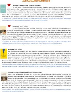 AVIS TAKALIRE FEVRIER 2019 - Chavagne