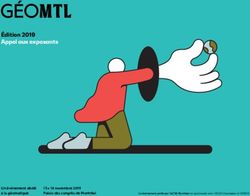 &Eacute;dition 2019 Appel aux exposants - g&eacute;omtl