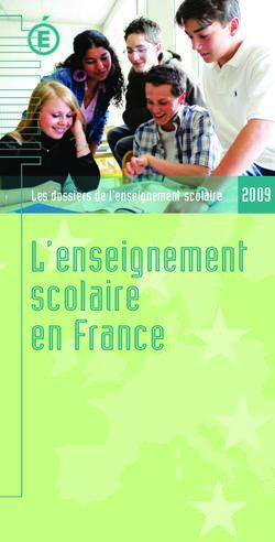 L'enseignement scolaire en France 2009