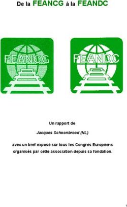 De la FEANCG à la FEANDC - Un rapport de Jacques Schoonbrood (NL)