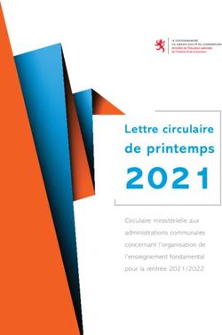 2021 de printemps Lettre circulaire - Gouvernement LU
