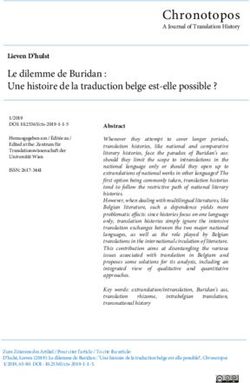 Chronotopos - A Journal of Translation History